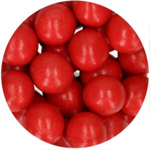 Šokolaadipärlid suured punased Crispy Balls Pearl Red 11tk