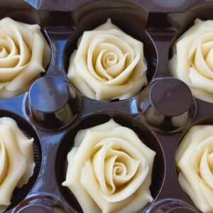 Martsipaniroos naturaalvalge suur