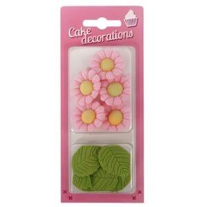 Lilled + lehed Roosa 5+5tk