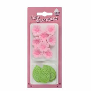 Lilled+lehed roosa 13tk