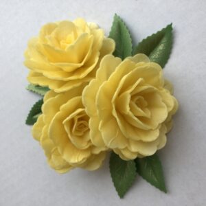 Vahvliroos kollane suur 3tk+6 lehte
