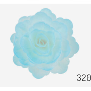 Vahvliroos suur sinine varjundiga 3tk + 6 lehte