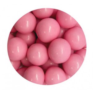 Pärlid suured šokolaadist roosad 100g