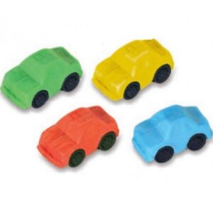 Suhkrudekoor auto mini roheline/punane2tk