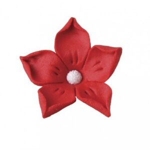 Suhkrudekoor Jasmiin punane 5tk