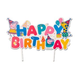 Topper Peppa Pig Happy Birthday