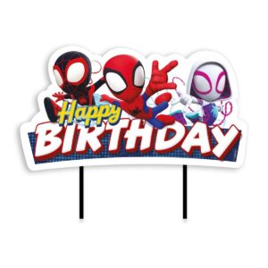 Topper Spidey Happy Birthday