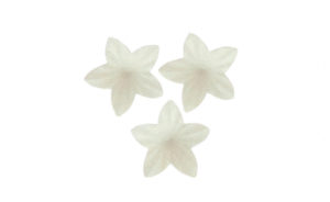 Vahvlililled mini valged 50tk