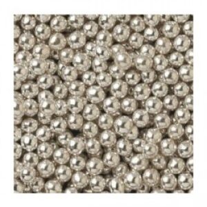 Suhkrupärlid pehmed Hõbedased 25g