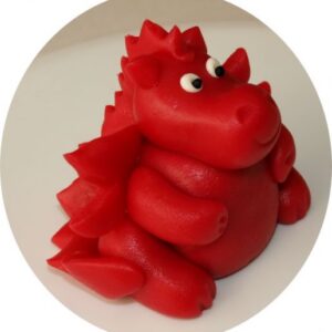 Martsipanist Draakon Punane