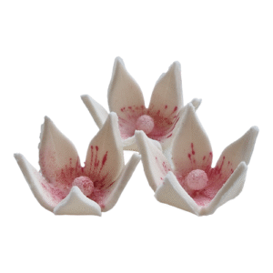 Suhkrudekoor Liilia roosa 3tk