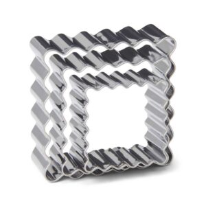 Metalllõikurid lainelised ruudud 3tk