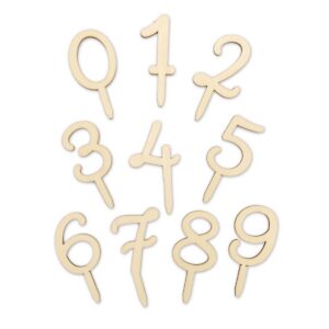 Numbrite komplekt puidust 10tk