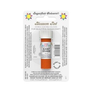 Sunset orange/päikeseloojangu oranž toiduvärv pulbrina Blossom Tint 7ml