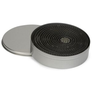 Metalllõikurte komplekt lainelised ringid 14tk