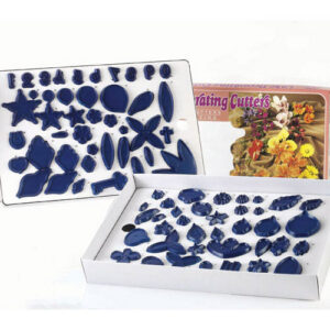 Plastlõikurite komplekt Lilled 79 osa