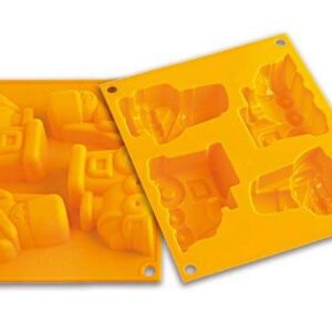 Koogivorm Vedur ja sõdur silikoonist 4tk