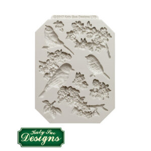 Silikoonvorm Linnud lilledega