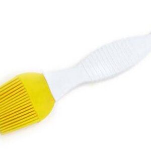 Pintsel silikoonist kollane 18 cm