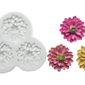 Silikoonvorm Krüsanteem 3tk