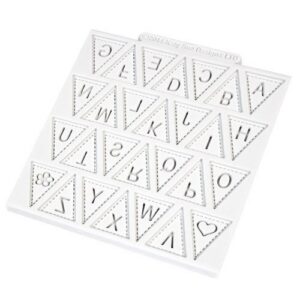 Silikoonvorm Tähestik lipukestel