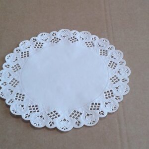 Rasvakindel pitsilinik valge 30cm 10tk