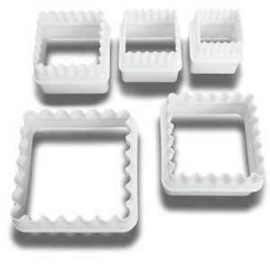 Plastlõikurid ruudud 5tk