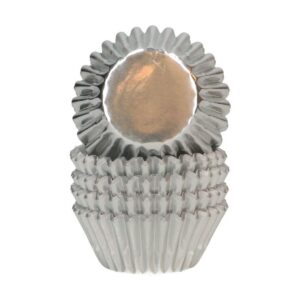 Muffinivormid mini hõbe/Silver 80tk