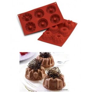 Küpsetusvorm Fantaasia silikoonist 6tk