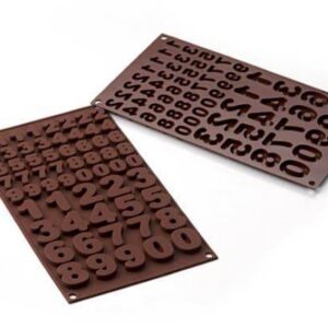 Šokolaadivorm Numbrid silikoonist