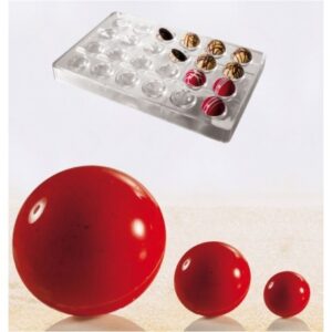 Šokolaadivorm Poolpallid