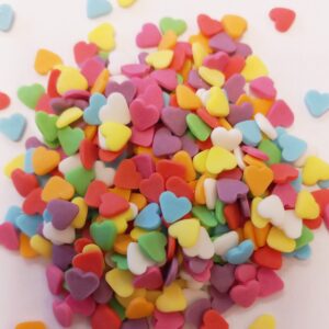 Konfetti südamed värvilised 20g