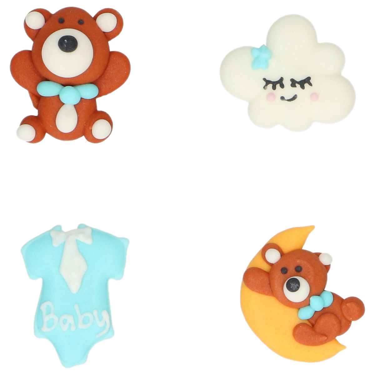 Suhkrudekoratsioon Baby Boss sinine 8tk - Image 2