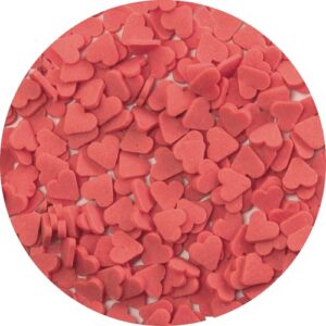 Konfetti Südamed punased 25g